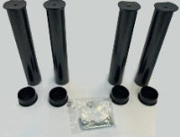 Kit piedi ferro Elite Altezza 25/30 cm