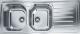 Franke Onda Line OLX 621 - Inox satinato dx