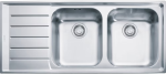 Franke Neptune NEX 621 - Inox satinato sx