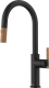 Franke Maris Stripes J Doccia Bi-Black Matt/Copper